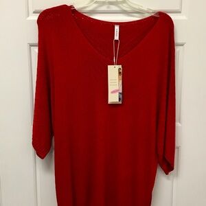 Red Knit Sweater